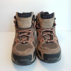 Red Wing Irish Setter Steel Toe Slip Resistant Work Shoes Size 8 Mens Brown